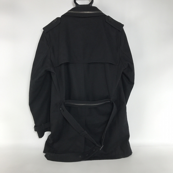 実際に弊社で買取させて頂いたBLACKBARRETT by NEIL BARRETT/ブラックバレットバイニールバレット コート ブラック/3の画像 1枚目