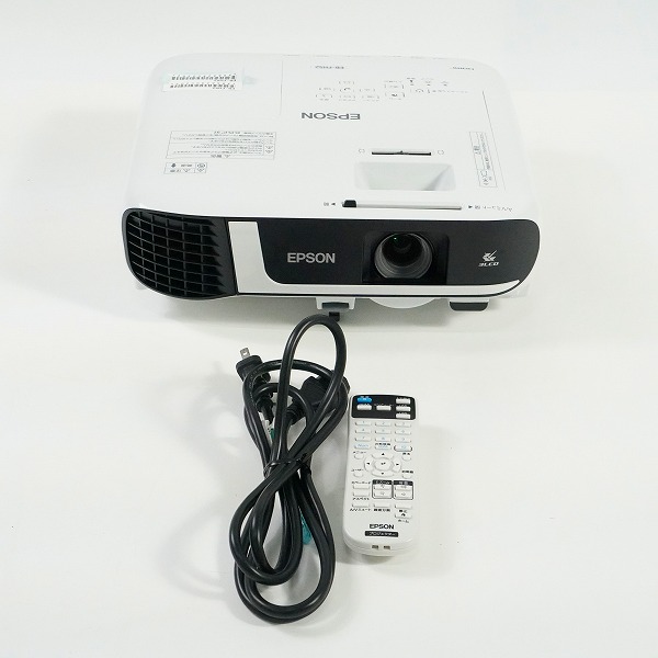 実際に弊社で買取させて頂いたEPSON/エプソン EB-FH52 オフィス フルHD LCD ビジネスプロジェクター 簡易動作確認済み