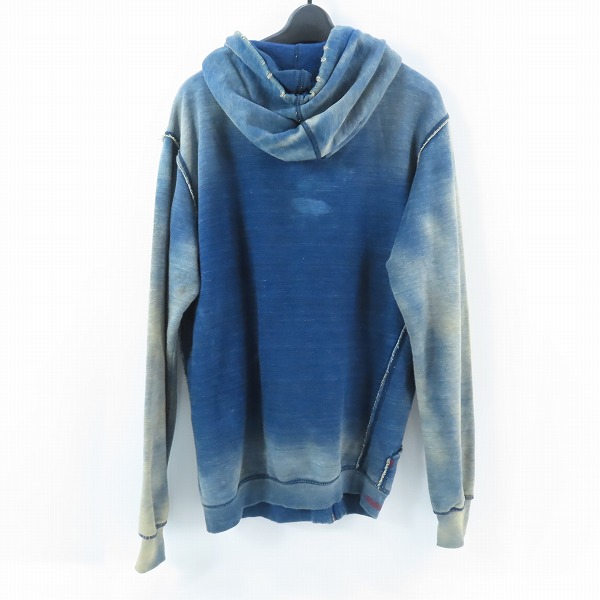 実際に弊社で買取させて頂いたDIESEL/ディーゼル ヴィンテージ加工 ジップアップパーカー /Lの画像 1枚目