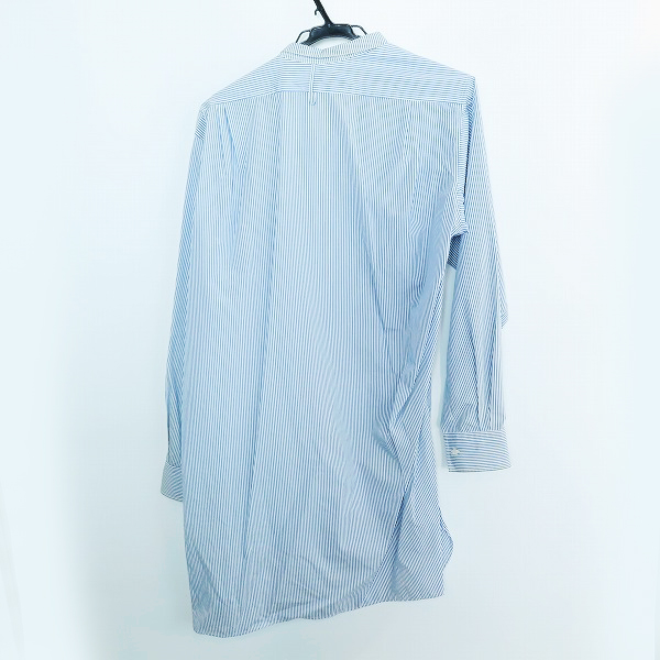 実際に弊社で買取させて頂いたLOEWE/ロエベ  ストライプ ウィングカラー タキシードシャツ H2279190UN/XXSの画像 1枚目