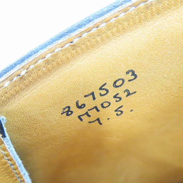 実際に弊社で買取させて頂いたTRICKER'S/トリッカーズ レザー ジョージ/チャッカブーツ M7052/7の画像 5枚目