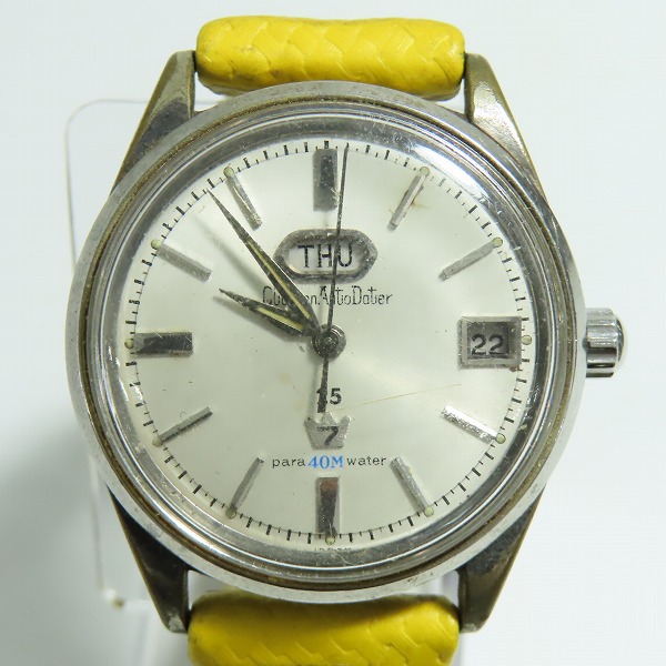 実際に弊社で買取させて頂いたCITIZEN/シチズン AutoDater/オートデーター 7/PARA 40m WATER 28石/自動巻き