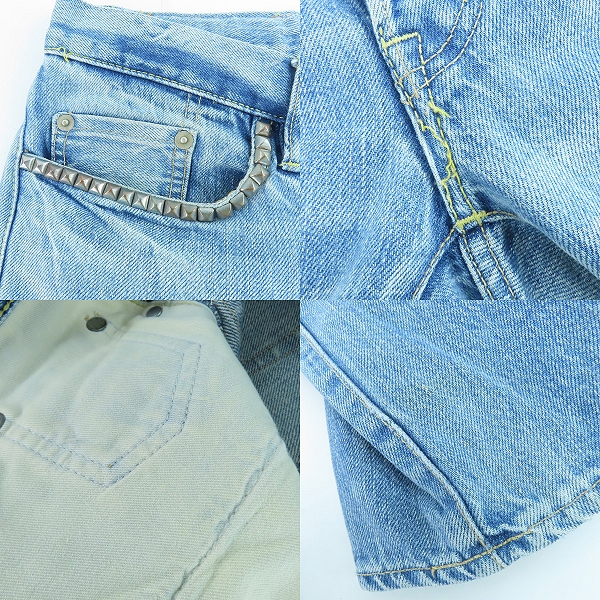 実際に弊社で買取させて頂いたHYSTERIC GLAMOUR×KURT COBAIN/ヒステリックグラマー×カートコバーン 10SS デニムパンツ 0202AP04/30の画像 8枚目