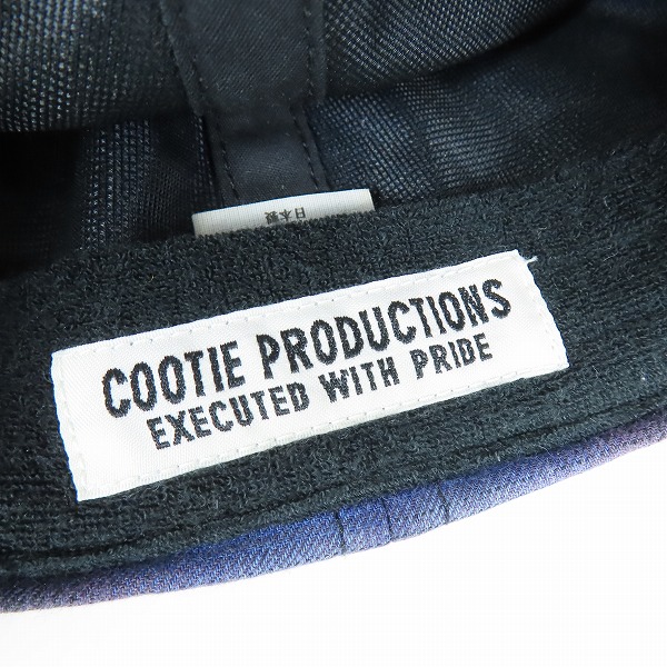 実際に弊社で買取させて頂いたCOOTIE PRODUCTIONS/クーティー オンブレチェックキャップの画像 6枚目