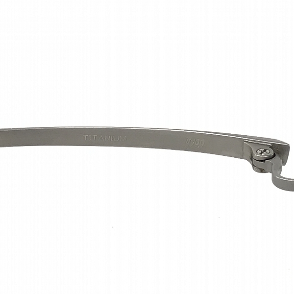 実際に弊社で買取させて頂いた999.9/フォーナインズ チタンシャーリング 度入り 眼鏡/メガネフレーム/アイウェア S-801Tの画像 6枚目