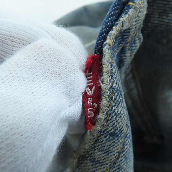 実際に弊社で買取させて頂いたLEVIS/リーバイス デニムジーンズ 66501/W31の画像 6枚目