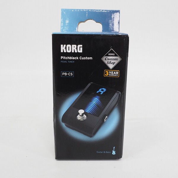 実際に弊社で買取させて頂いた【未使用】KORG/コルグ PB-CS Pitchblack Custom ペダル型ギター・ベース用チューナーの画像 5枚目