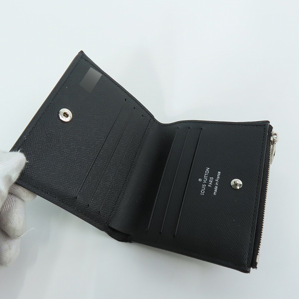 実際に弊社で買取させて頂いた【イニシャル入り】LOUIS VUITTON/ルイヴィトン ダミエ グラフィット ポルトフォイユ スマート 二つ折り財布 N64021の画像 3枚目