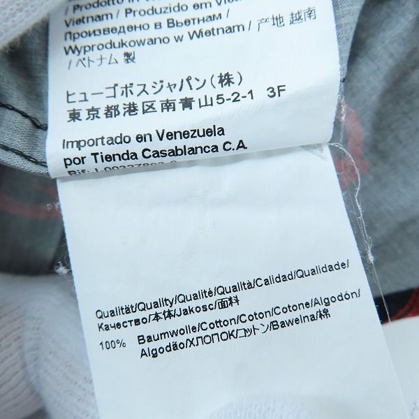 実際に弊社で買取させて頂いたHUGO BOSS/ヒューゴボス 総柄 長袖シャツ Lの画像 4枚目