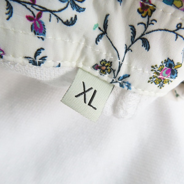 実際に弊社で買取させて頂いた【未使用】ETRO/エトロ 半袖ポロシャツ ホワイト/XLの画像 4枚目