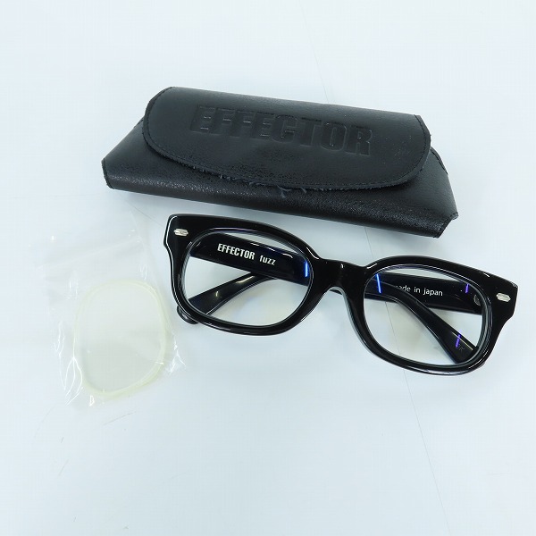 実際に弊社で買取させて頂いたEFFECTOR/エフェクター fuzz/ファズ ウェリントン型/メガネフレーム/アイウェア/度入りの画像 7枚目