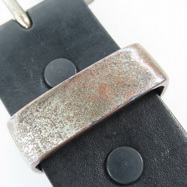 実際に弊社で買取させて頂いたBACKLASH/バックラッシュ イタリアンダブルショルダーシワ加工プルアップ レザーベルト 811-09の画像 5枚目