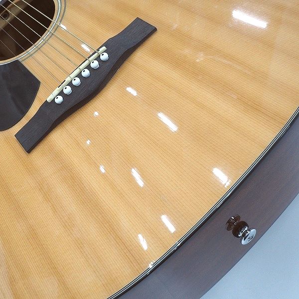 実際に弊社で買取させて頂いた★Fender/フェンダー CC-60S LH/NAT アコースティックギター/アコギ レフティ/左きき用 ソフトケース付の画像 6枚目