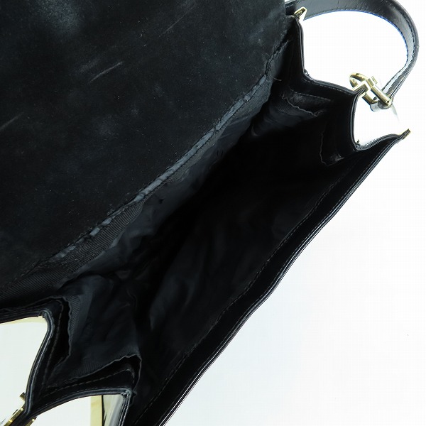 実際に弊社で買取させて頂いたGUCCI/グッチ オールドグッチ エナメル パテントレザー ワンショルダー バッグの画像 3枚目