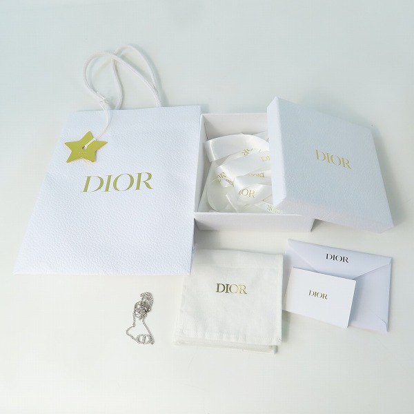 実際に弊社で買取させて頂いたDior/ディオール CDロゴ チェーンネックレスの画像 9枚目