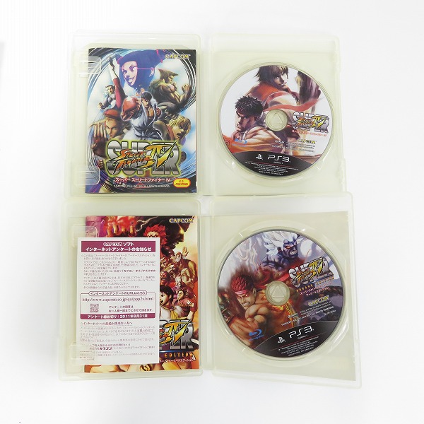 実際に弊社で買取させて頂いたPS3/プレイステーション3 用 ソフト ストリートファイター 4/ストリートファイター×鉄拳 他 4点セットの画像 1枚目