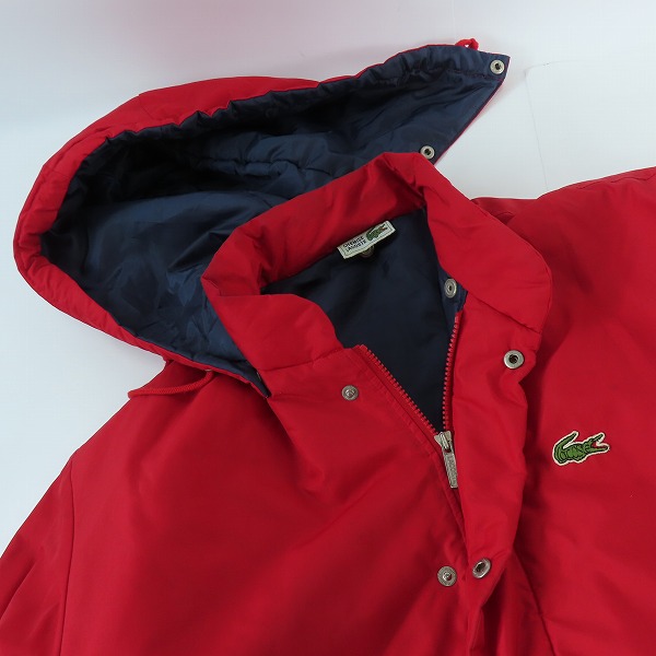 実際に弊社で買取させて頂いたLACOSTE/ラコステ ジャケット レッド/3の画像 4枚目