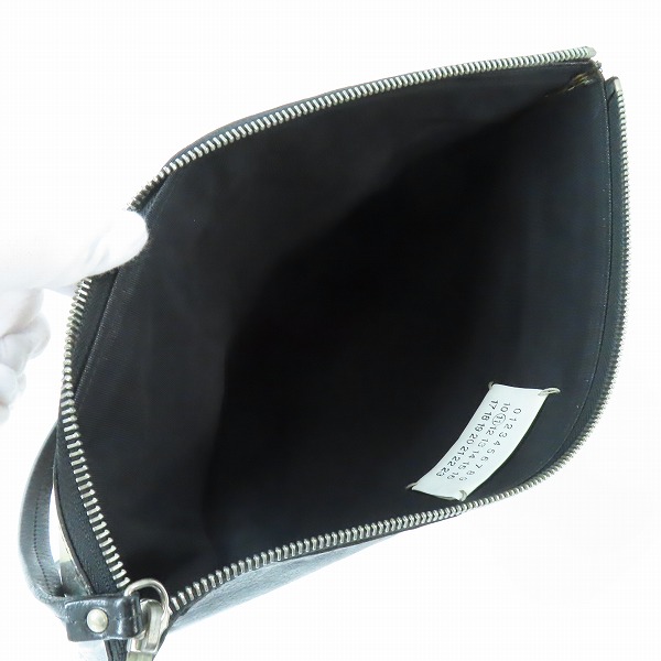 実際に弊社で買取させて頂いたMaison Martin Margiela/メゾンマルタンマルジェラ レザークラッチバッグの画像 3枚目