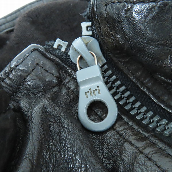 実際に弊社で買取させて頂いたISAMU KATAYAMA BACKLASH/イサム カタヤマ バックラッシュ ジップアップレザージャケット 982-02/Mの画像 5枚目