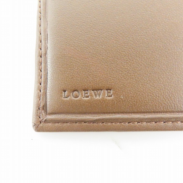実際に弊社で買取させて頂いたLOEWE/ロエベ アナグラム 長財布/ロングウォレットの画像 5枚目