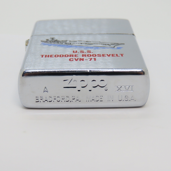 実際に弊社で買取させて頂いたZIPPO/ジッポー アメリカ海軍 CVN-71 U.S.S THEODORE ROOSEVELT/セオドア・ルーズベルト 2000年製の画像 3枚目
