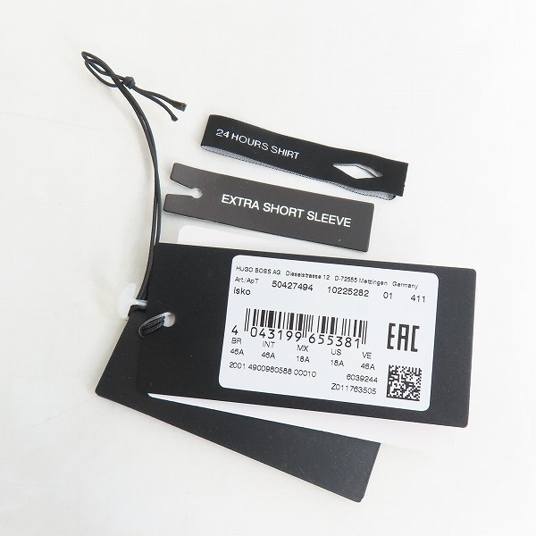 実際に弊社で買取させて頂いたHUGO BOSS/ヒューゴボス SLIM FIT 長袖シャツ ブルー系/46の画像 6枚目