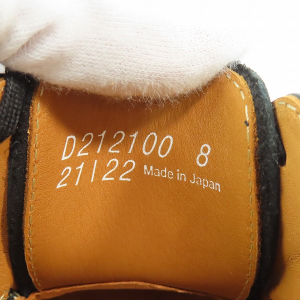 実際に弊社で買取させて頂いた【未使用】Danner/ダナー POSTMAN2/ポストマン2 プレーントゥ レザー ドレスシューズ D212100/8の画像 5枚目