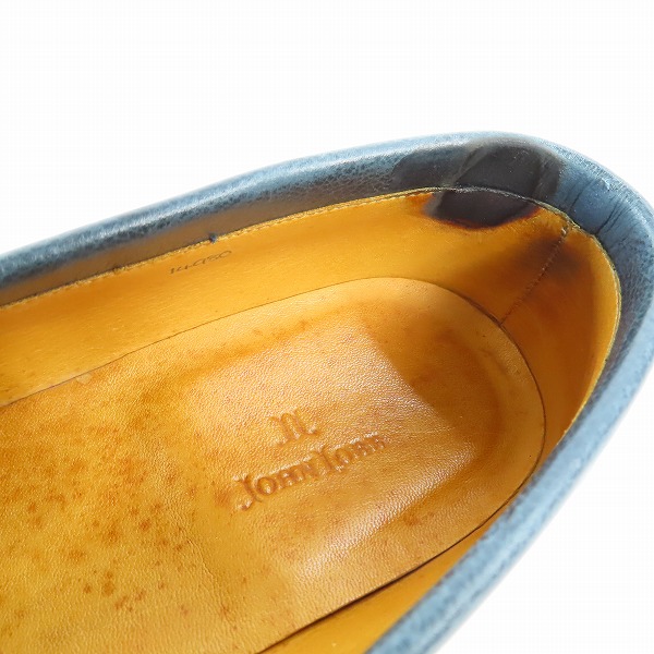 実際に弊社で買取させて頂いたJohn Lobb/ジョンロブ MIAMI/マイアミ レザーローファー 14980/8EEの画像 6枚目