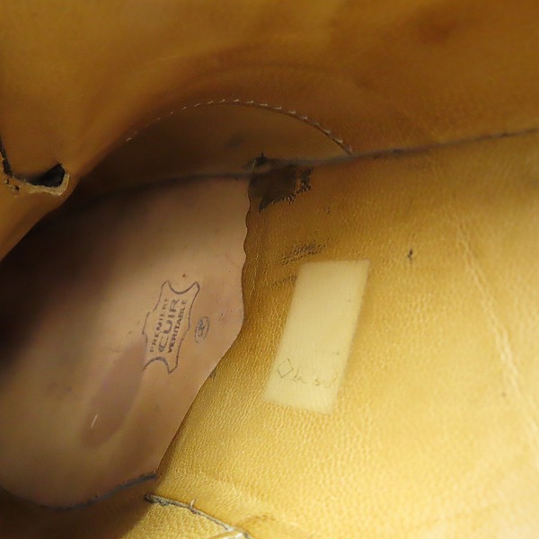 実際に弊社で買取させて頂いたPARABOOT/パラブーツ CHAMBORD/シャンボード レザーシューズ/8Fの画像 6枚目