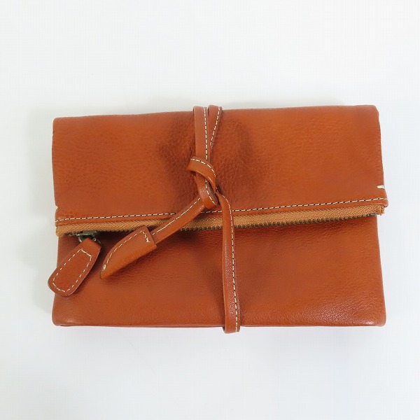 実際に弊社で買取させて頂いた土屋鞄製造所/ツチヤカバン トーンオイルヌメ ループフラットポーチ