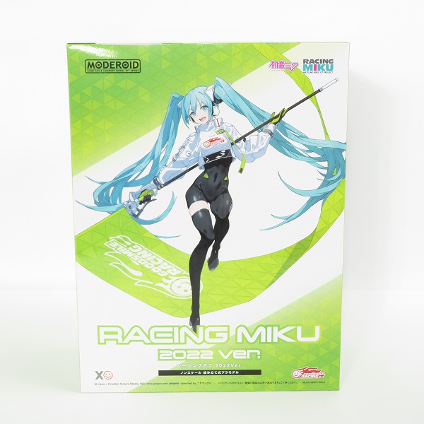 実際に弊社で買取させて頂いた【未組立】GOOD SMILE COMPANY/グッドスマイルカンパニー MODEROID レーシングミク 2022 Ver./初音ミク/プラモデル