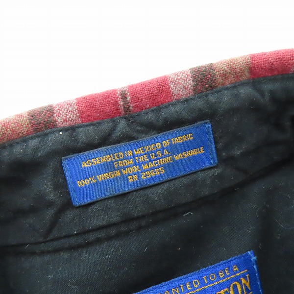 実際に弊社で買取させて頂いたPENDLETON/ペンドルトン チェック 長袖シャツ 胸ポケット Lの画像 5枚目