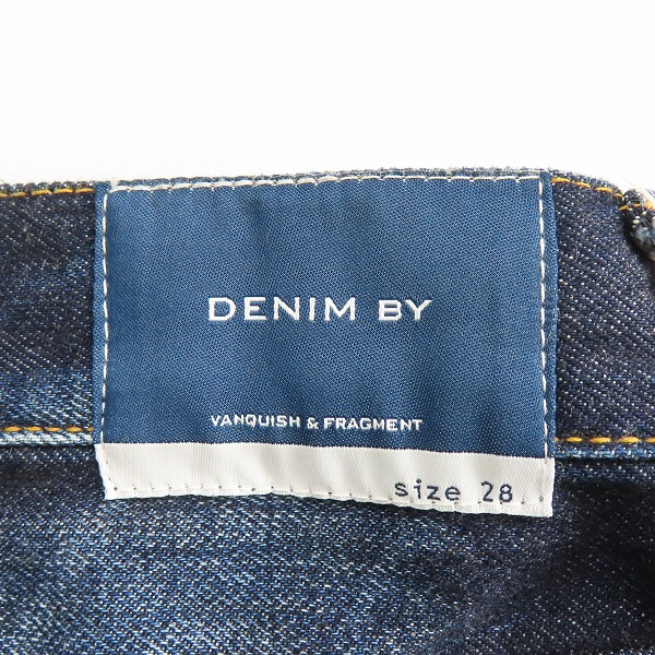 実際に弊社で買取させて頂いたVANQUISH × Fragment Design/ヴァンキッシュ×フラグメントデザイン THREE YEARS WASH デニムパンツ VFP1038/28の画像 7枚目