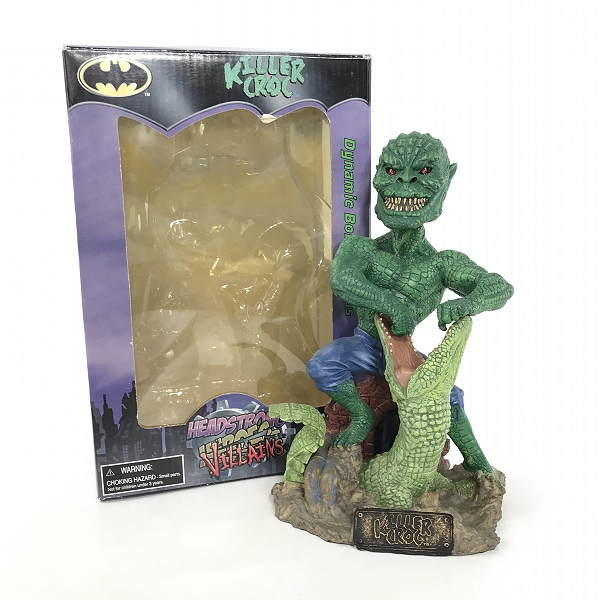 実際に弊社で買取させて頂いたMONOGRAM/モノグラム HEADSTRONG DCコミック バットマン Killer Croc/キラークロック ボブルヘッド フィギュア