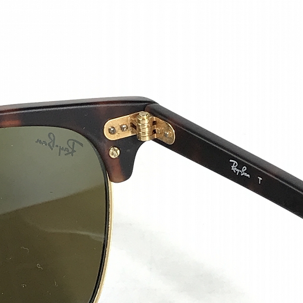 実際に弊社で買取させて頂いたRay-Ban/レイバン CLUBMASTER/クラブマスター ミラーレンズ サングラス/アイウェア RB3016 1145/17の画像 4枚目