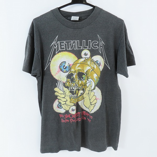 実際に弊社で買取させて頂いたMETALLICA/メタリカ THIS SHORTEST STRAW 80s ヴィンテージ バンT/L