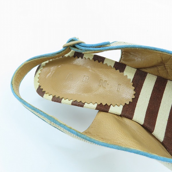 実際に弊社で買取させて頂いたMARNI/マルニ ヒール サンダル/38.5の画像 4枚目