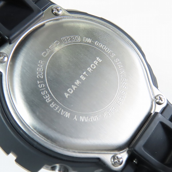 実際に弊社で買取させて頂いたG-SHOCK×ADAM ET ROPE/Gショック×アダムエロペ  腕時計 DW-6900FSの画像 3枚目