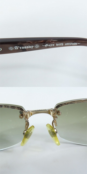 実際に弊社で買取させて頂いたA'rossvy/ロズヴィー 2019年 サイド シルバー 925 クロス モチーフ サングラス/アイウェア 209231816の画像 5枚目