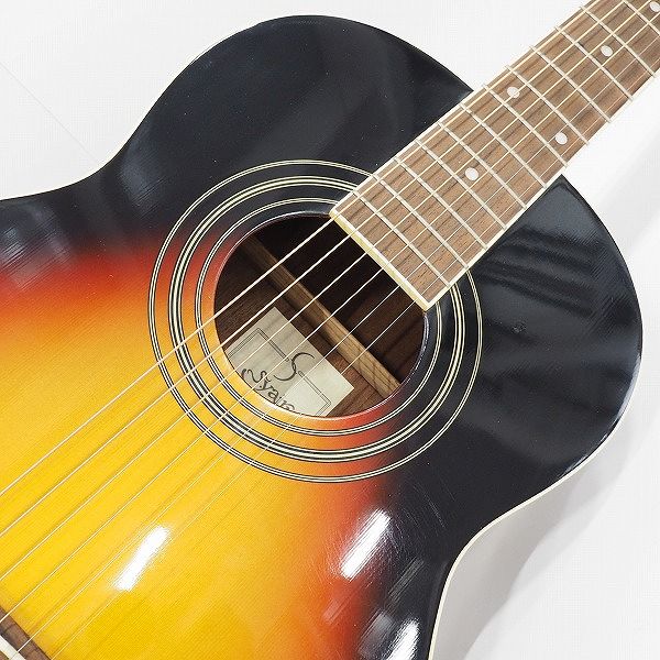 実際に弊社で買取させて頂いた★S.yairi /ヤイリ YM-17 VS ミニアコースティックギター/アコギ ギグトケース付 の画像 5枚目