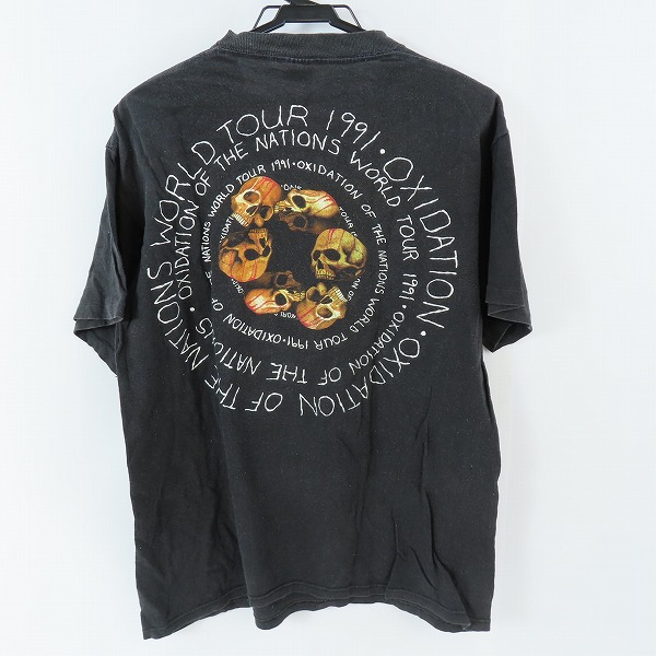 実際に弊社で買取させて頂いたBROCKUM社 MEGADETH/メガデス 90's ワールドツアー ヴィンテージ バンT/Lの画像 1枚目