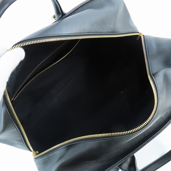 実際に弊社で買取させて頂いたSAINT LAURENT/サンローラン レザー 2way ボーリングバッグ ボストンバッグの画像 3枚目