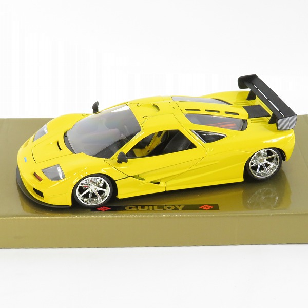 実際に弊社で買取させて頂いたGUILOY/ギロイ G.GOLD 1/18 Mclaren F1 Prototype LM/マクラーレン F1 プロトタイプ LM イエロー/ミニカーの画像 1枚目