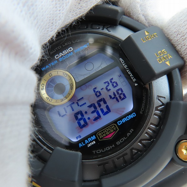 実際に弊社で買取させて頂いたG-SHOCK/Gショック MASTER OF G - SEA FROGMAN/フロッグマン 30周年記念 GW-8230B-9AJRの画像 5枚目