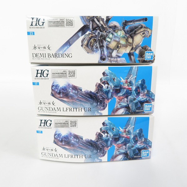 実際に弊社で買取させて頂いた【未組立】BANDAI/バンダイ 機動戦士ガンダム水星の魔女 HG 1/144 ガンダムウブリスウル/デミバーディング 3点セット/ガンプラの画像 4枚目