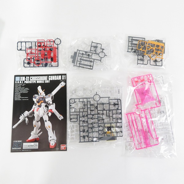 実際に弊社で買取させて頂いた【未組立】BANDAI/バンダイ HG 1/144 シャア専用ゲルググ/百式/クロスボーン・ガンダム X1 4点セット/ガンプラの画像 4枚目