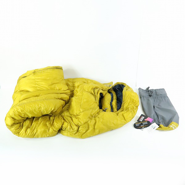 実際に弊社で買取させて頂いた【未使用】ISUKA/イスカ Air Plus 450/エア プラス 450 マスタード マミー型シュラフ/寝袋 1495-33の画像 4枚目