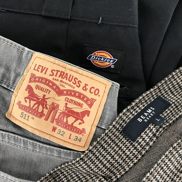 実際に弊社で買取させて頂いた【おまとめ】リーバイス/ディッキーズ/ビームス 他 デニム/ウエア/スキニー 等