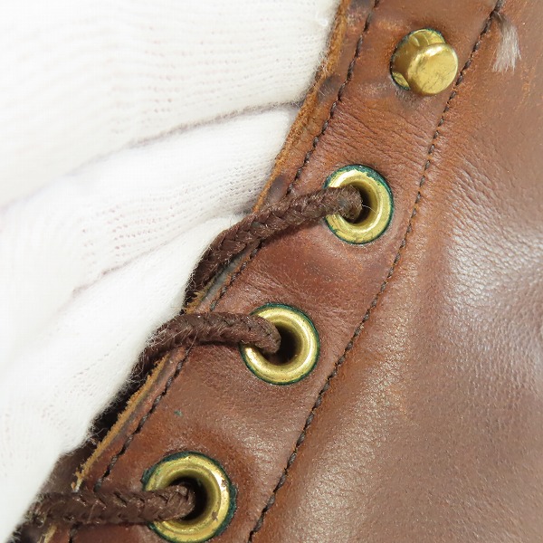 実際に弊社で買取させて頂いたWHITE'S BOOTS/ホワイツブーツ SEMI DRESS STRAIGHT TIP セミドレス ストレートチップ レースアップブーツ 2332C 7.5Eの画像 6枚目