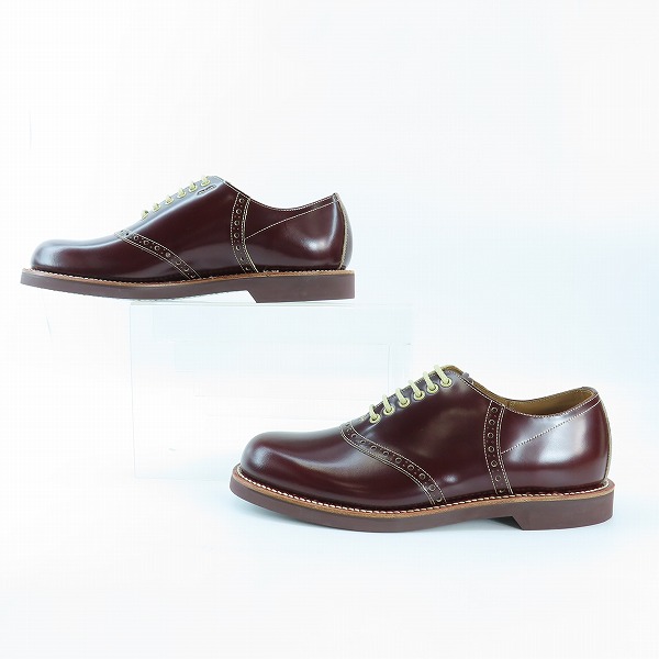 実際に弊社で買取させて頂いたGLADHAND×REGAL/グラッドハンド×リーガル サドルシューズ 606S DBR/26の画像 3枚目